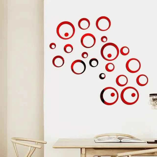 3D Mirror Wall Sticker - Fullshopping