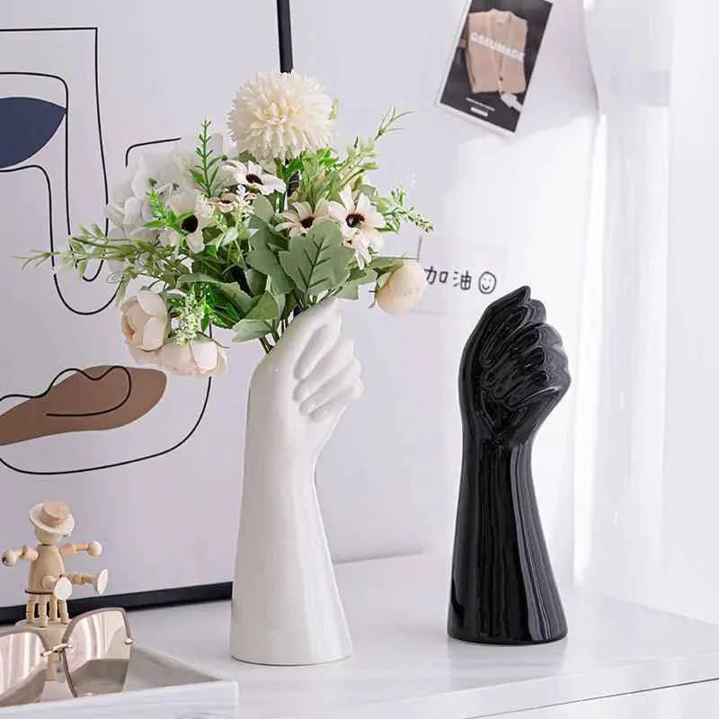 Ceramic Hand Vase - Fullshopping