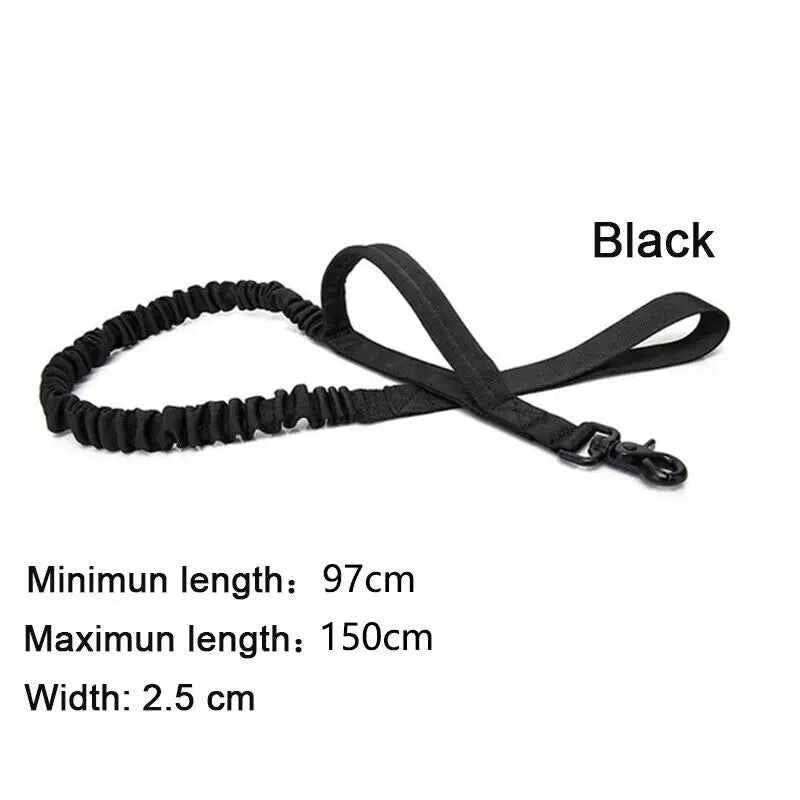 Tactical Outdoor Dog Leash for Large Dogs with Collar - Fullshopping