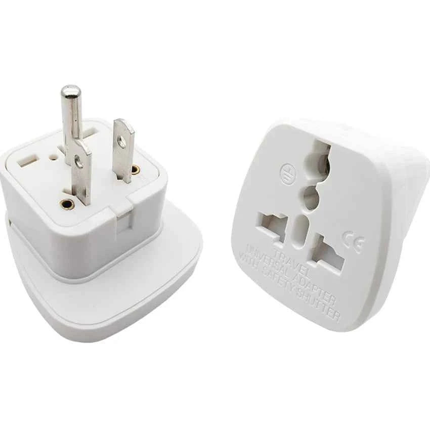 1pcs Universal American AU EU UK Swiss Italy to US travel adapter plug  Japan Canada Thailand Electric Power Convert Plug Type B