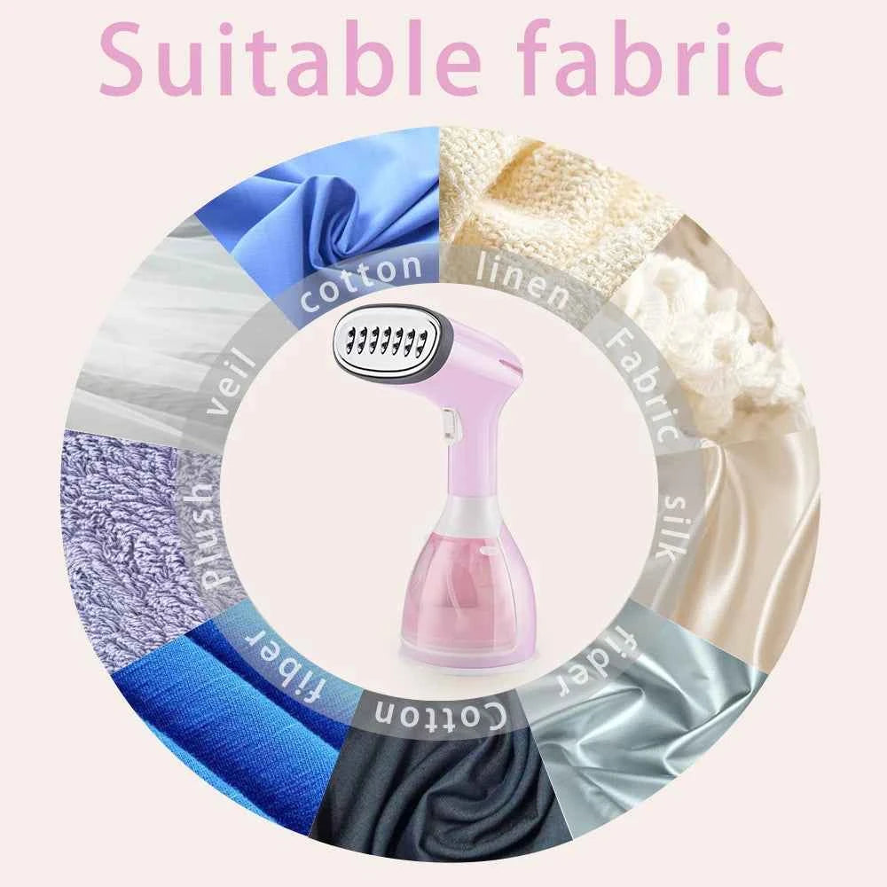 saengQ Handheld Garment Steamer 1500W Electric Household Fabric Steam Iron 280ml Portable Vertical Fast-Heat For Clothes Ironing - Fullshopping
