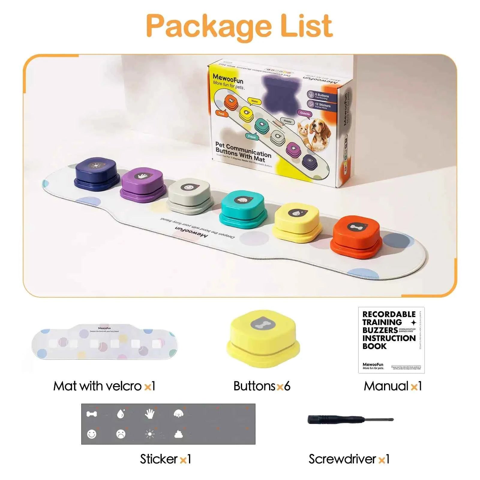 Training Buzzer Recordable Talking Button - Fullshopping