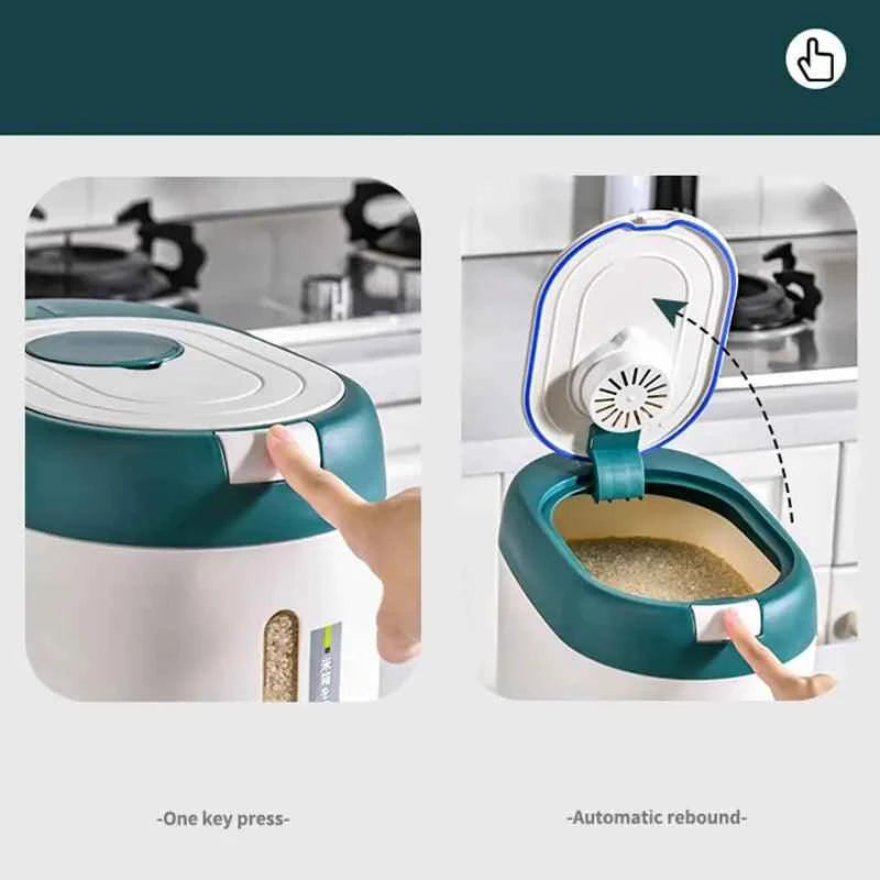 Automatic Kitchen Rice Bin - Fullshopping