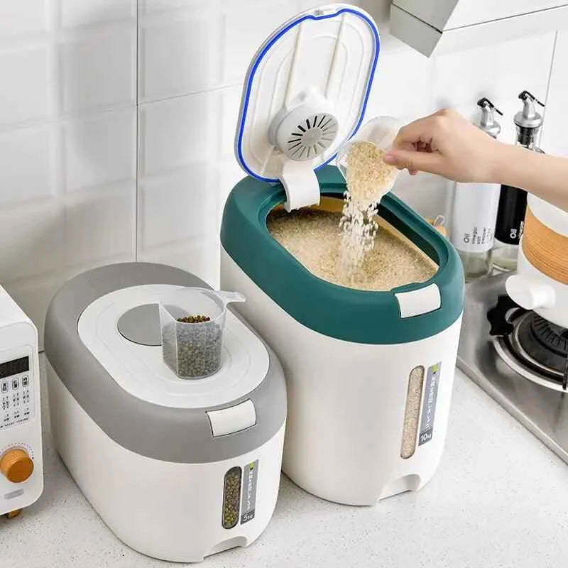 Automatic Kitchen Rice Bin - Fullshopping