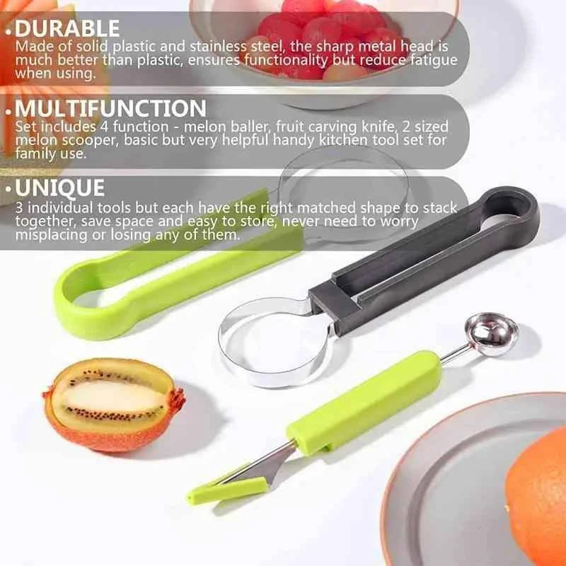 4 in 1 Fruit Carving Knife Cutter - Fullshopping