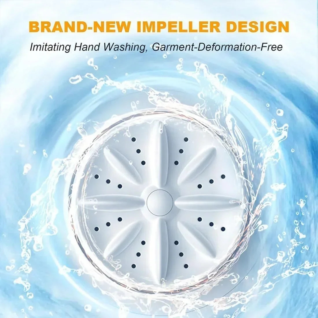 Wireless washing machine portable underwear cleaner 1L mini Socks Washing Machine Dehydratable Laundry Bucket - Fullshopping