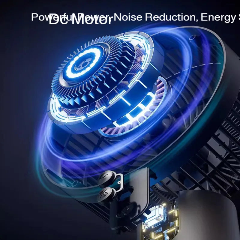 Household floor fan three-speed wind silent electric fan floor fan high wind air circulation fan dual-purpose adjustable fan