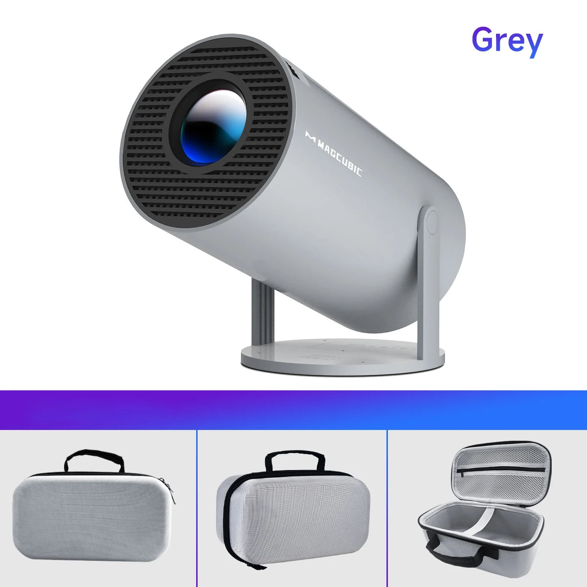Magcubic Projector HY300 Pro 8K Android 14 Dual Wifi6 290ANSI Allwinner H726 BT5.4 1080P 1280*720P Home Cinema Outdoor Projetor - Fullshopping