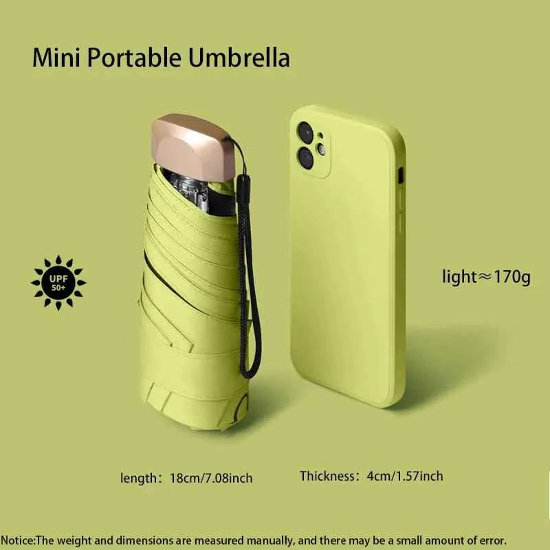 Outdoor Mini Sun Umbrella UV Protection - Fullshopping