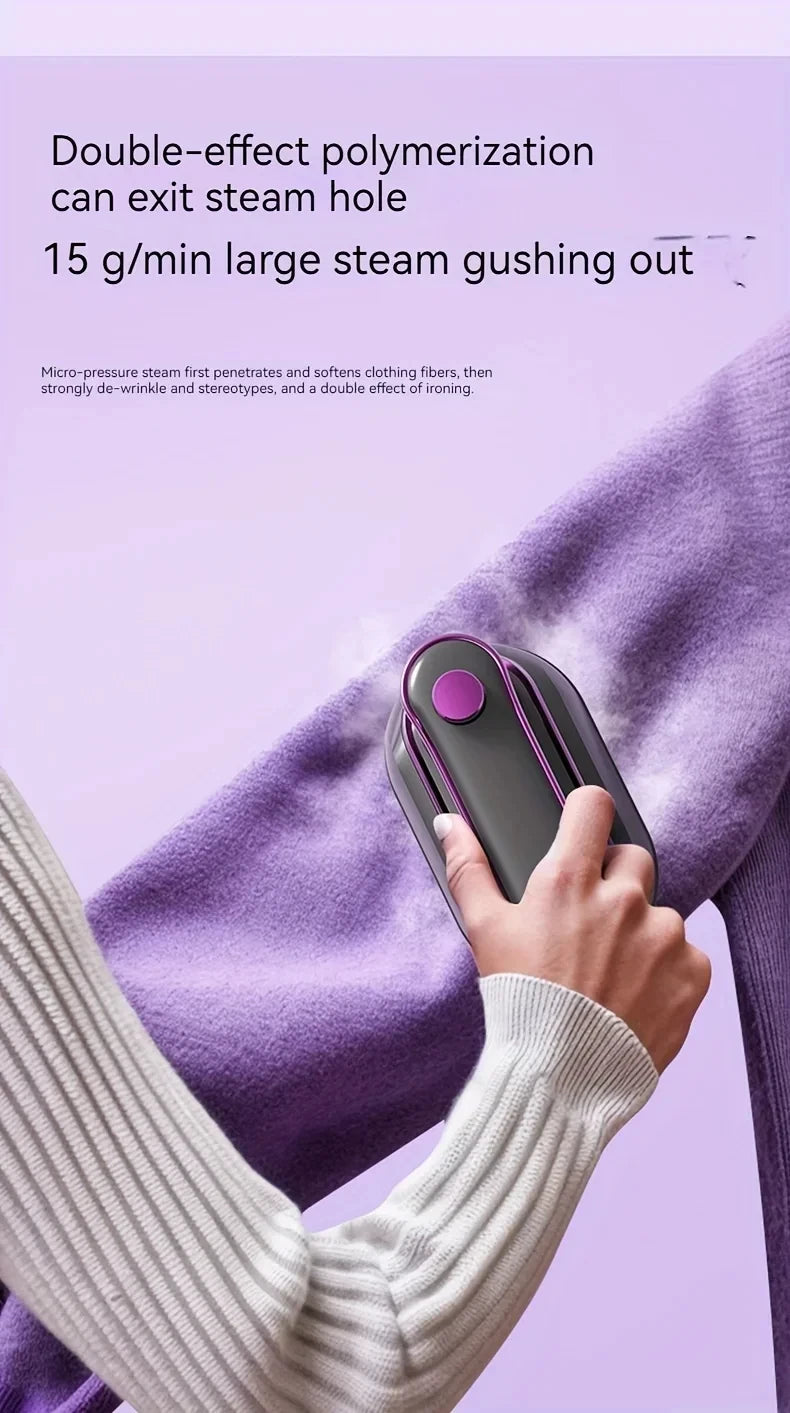 Handheld Steam Iron Portable Mini Dormitory Home Hanging Iron Foldable For Easy Travel Quick Dressing And Ironing Of Clothes - Fullshopping