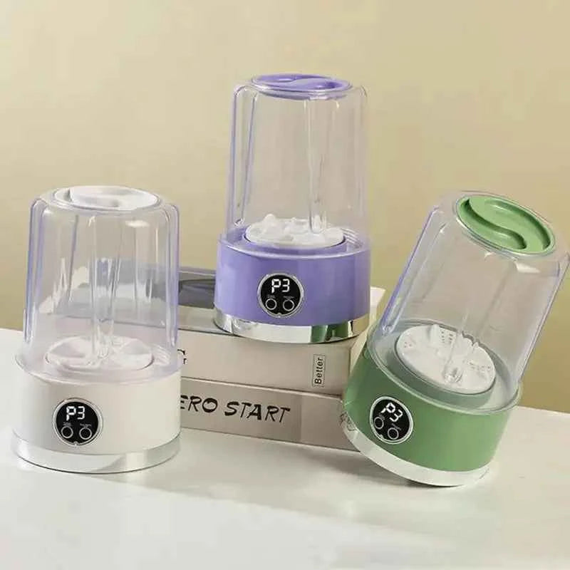 Portable Cordless Washing Machine,USB Rechargeable, Mini Washer For /Underwear/Socks/Baby Clothes Home Travel Laundry Bucket - Fullshopping