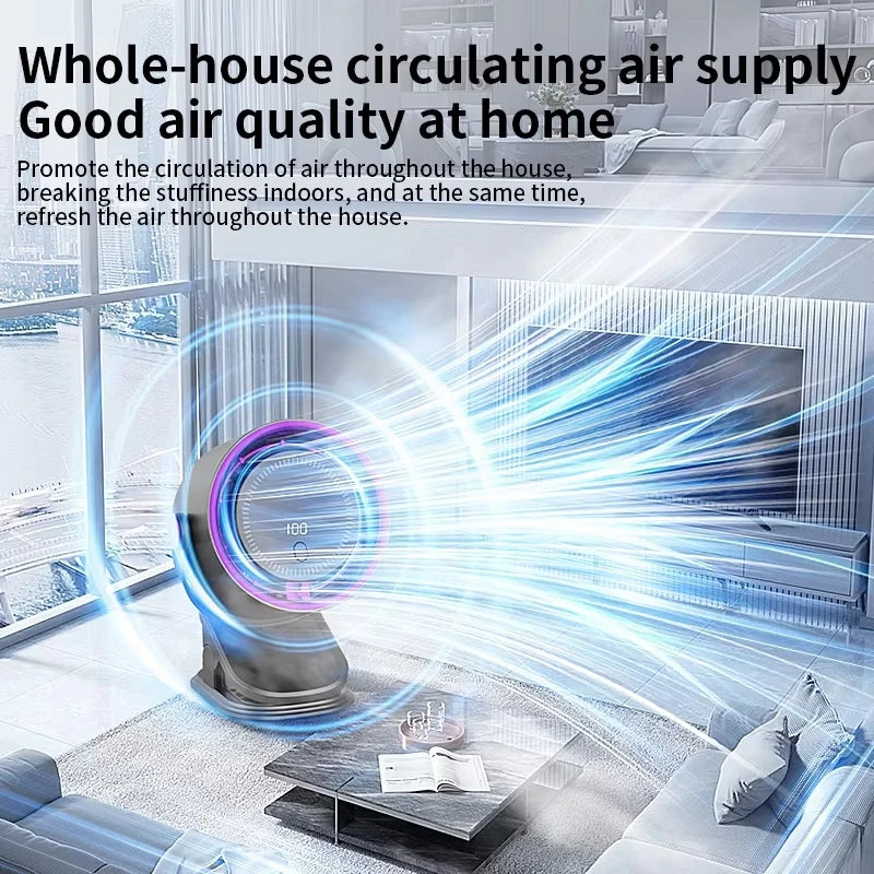 New Wukong Turbo 100-Speed High-Power Turbo Fan, Drops 26°C in 3 Seconds, Quiet for Home Use, Ideal for Dorms & Camping