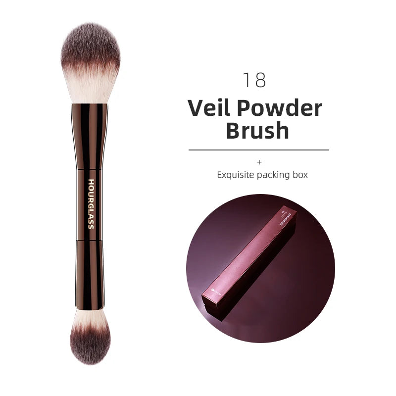 Hourglass Makeup Brushes Powder Foundation Concealer Blusher Bronzer Eye Shadow Eyebrow Eyeliner Sculpting Brush - Fullshopping