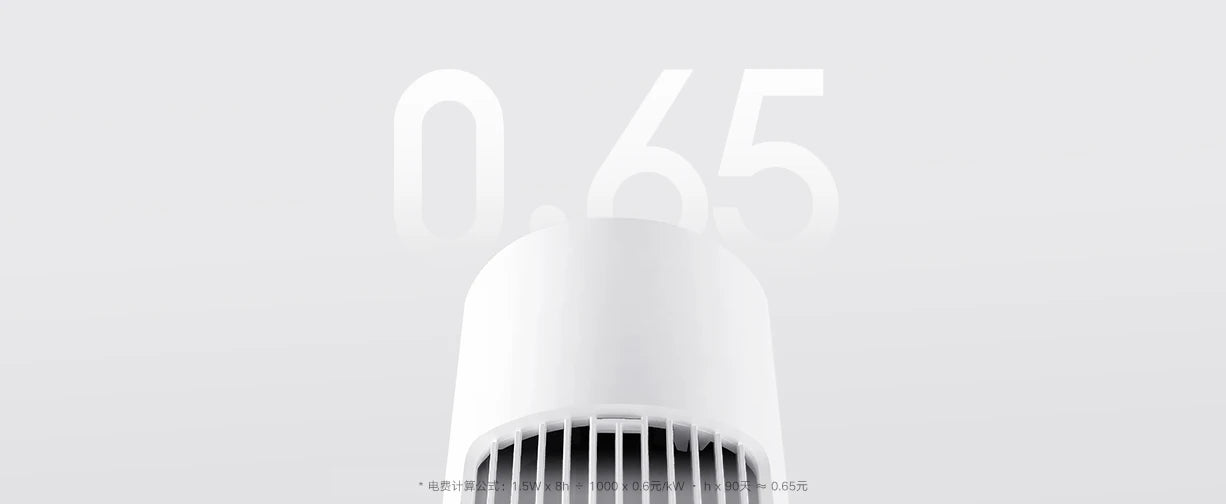 MIJIA Smart DC Frequency Conversion Tower Fan 2nd,150° Oscillating Standing Fans For Room,4 Speed,3 Mode,CN Version With Adapter