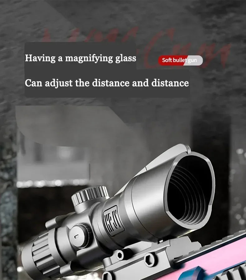 M416 Toy Gun Shell Throwing Soft Bullet Can Fire Suction Cup Children's Assault Rifle Manual loading Model Boy's Toy - Fullshopping