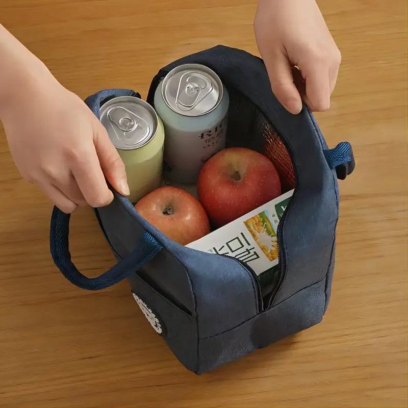 Insulated Lunch Bag Insulation Bento Pack Aluminum Foil Rice Bag Meal Pack Ice Pack Student Bento Lunch Handbag Insulation - Fullshopping