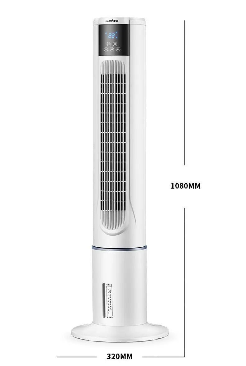 Air Conditioning Fan Humidification Chiller Household Water Cooling Fan Mobile Air Conditioner Vertical Mute