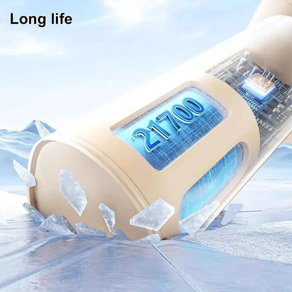 Portable Handheld Fan,4000mAh Rechargeable Turbo Personal Mini Fan,Pocket Design for Concerts, Sports Games, Camping, Travelling