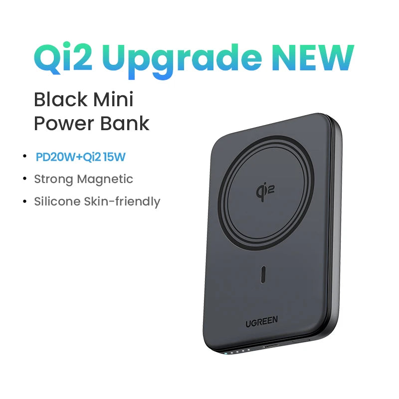 UGREEN PD20W Power Bank Magnetic 10000mAh Portable Wireless Fast Charging PowerBank for Magsafe for iPhone 17 15 Pro Max 16 Pro - Fullshopping