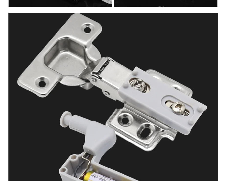 YzzKoo Universal LED Inner Hinge Lamp Cabinet Induction Lights Wardrobe Cupboard Sensor Lights Kitchen Closet Night Lamp - Fullshopping