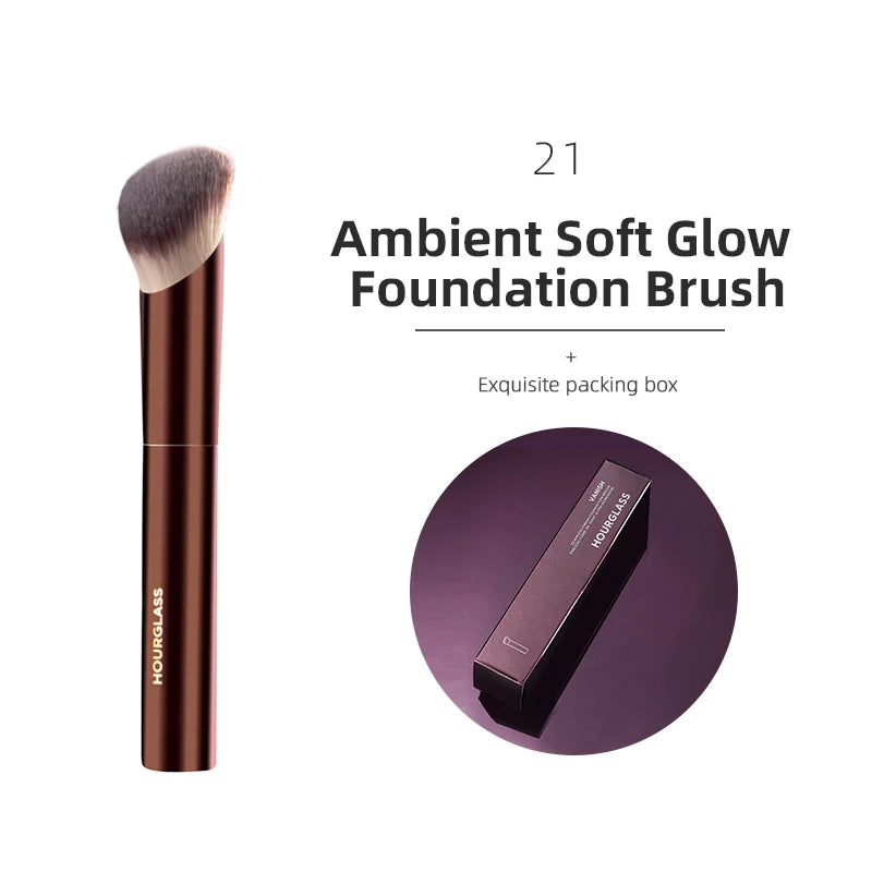Hourglass Makeup Brushes Powder Foundation Concealer Blusher Bronzer Eye Shadow Eyebrow Eyeliner Sculpting Brush - Fullshopping