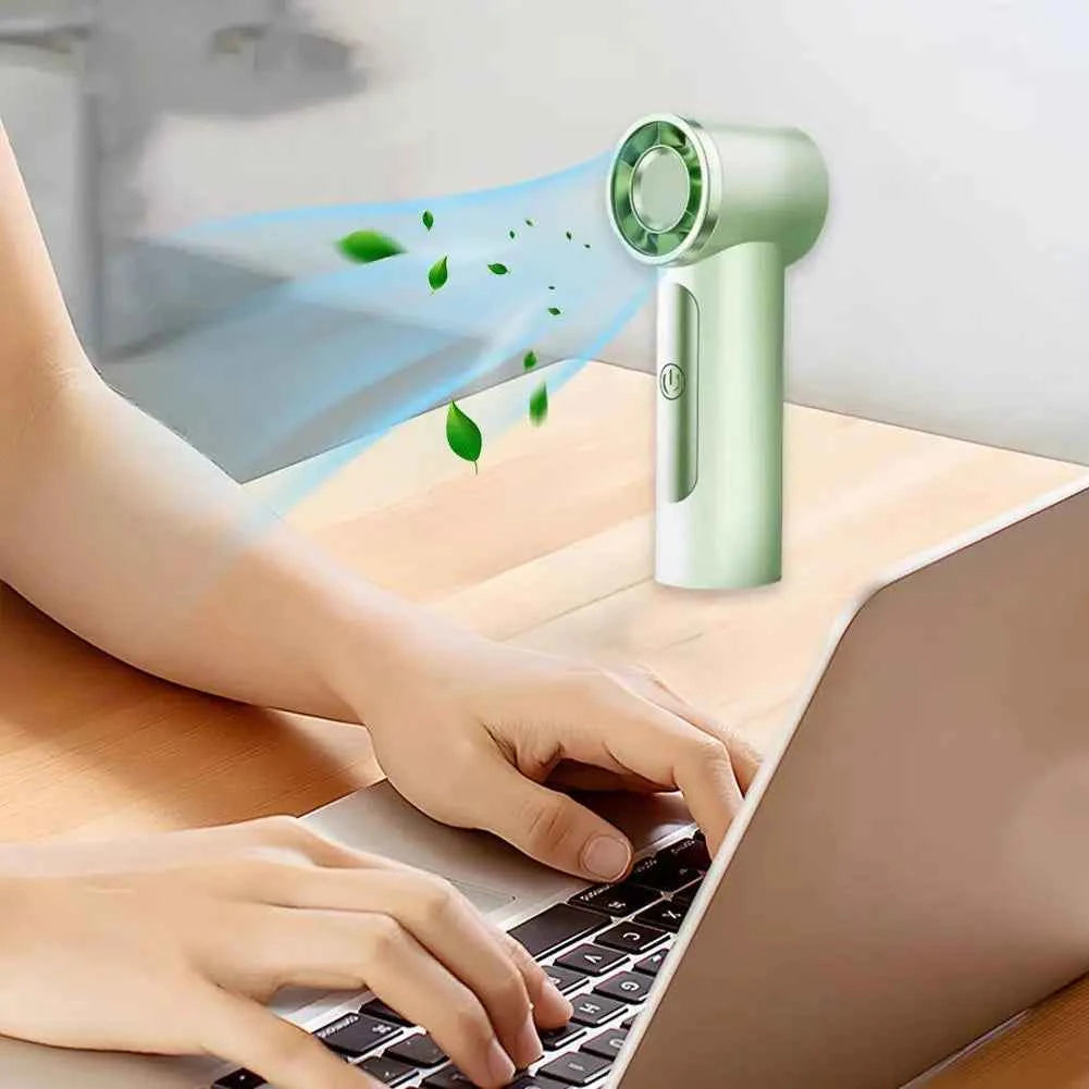 Portable Handheld Fan,4000mAh Rechargeable Turbo Personal Mini Fan,Pocket Design for Concerts, Sports Games, Camping, Travelling