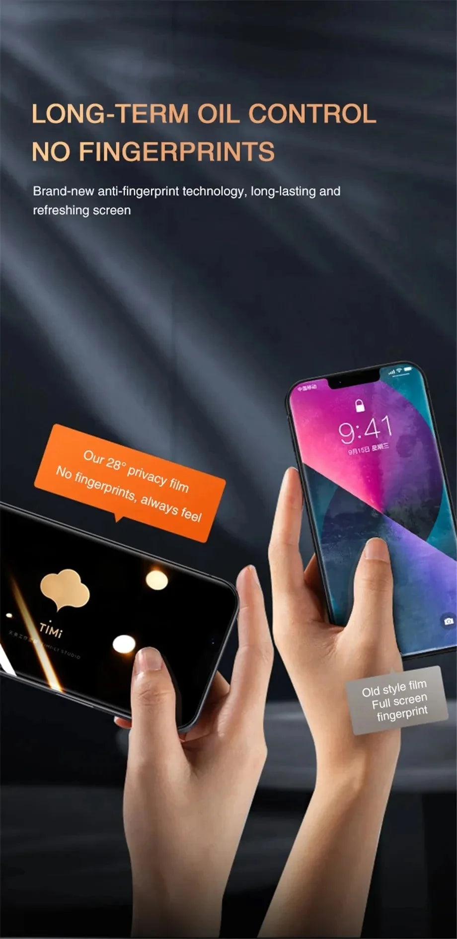 1-4Pcs Anti-spy Tempered Glass for IPhone 15 14 13 12 11Pro Max Full Cover Privacy Screen Protector For iPhone X XS Max XR Glass - Fullshopping
