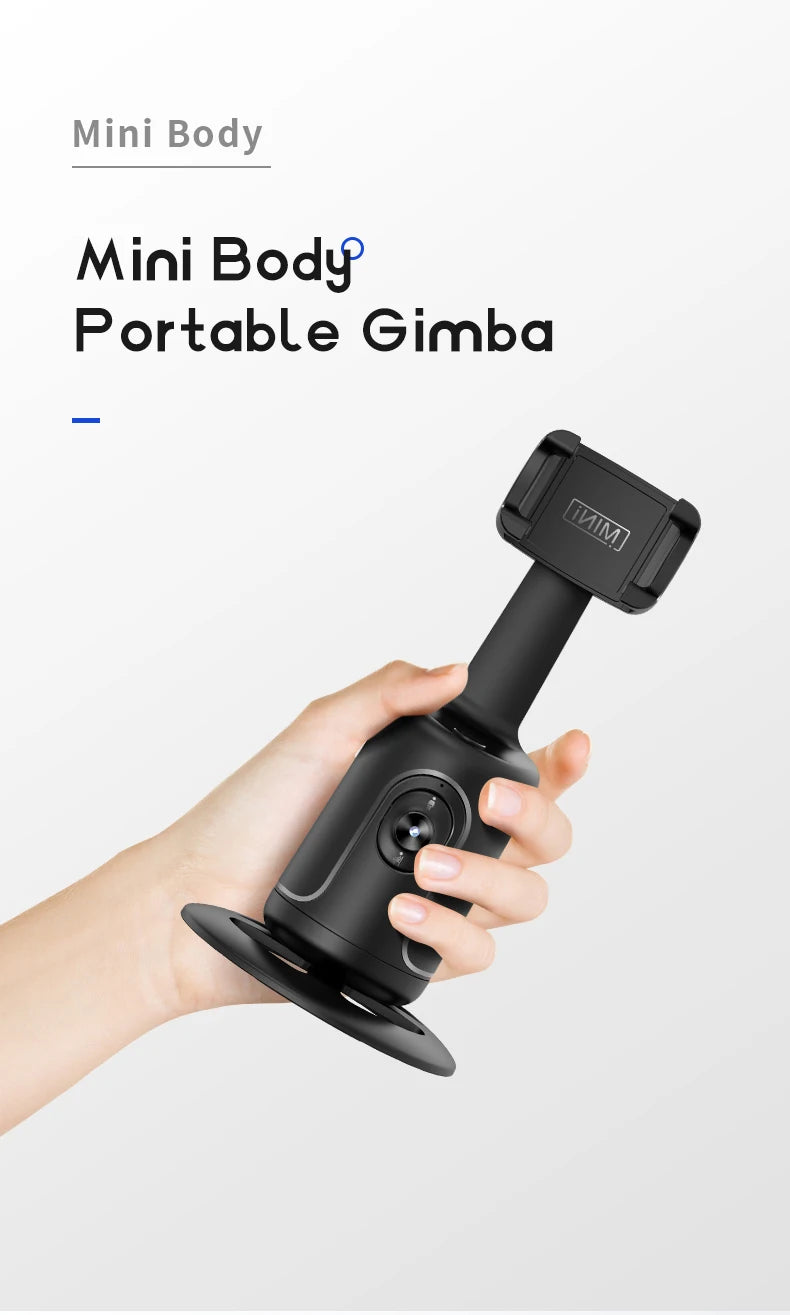 Phone Stabilizer Smart Facial Tracking Detachable Phone Clip with Fill Light Desktop Phone Stand Wireless Selfie Stick Tripod - Fullshopping