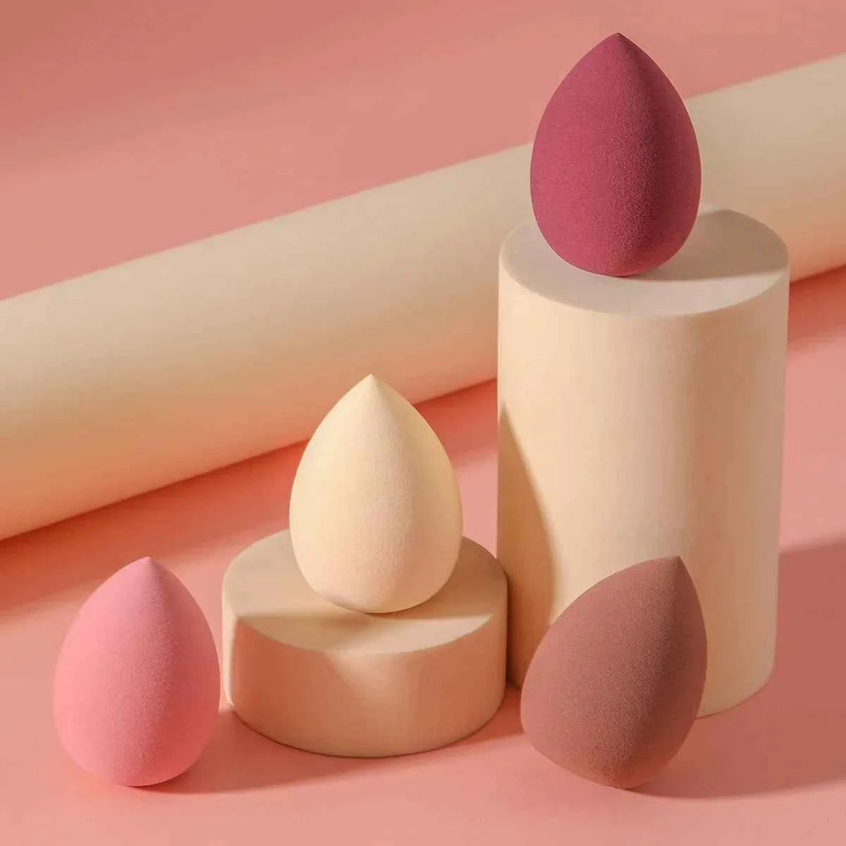 4 Pieces Makeup Sponge Blenders Blending Sponge Foundation Applicator Cosmetic Sponges makeup tools free shipping wholesale - Fullshopping
