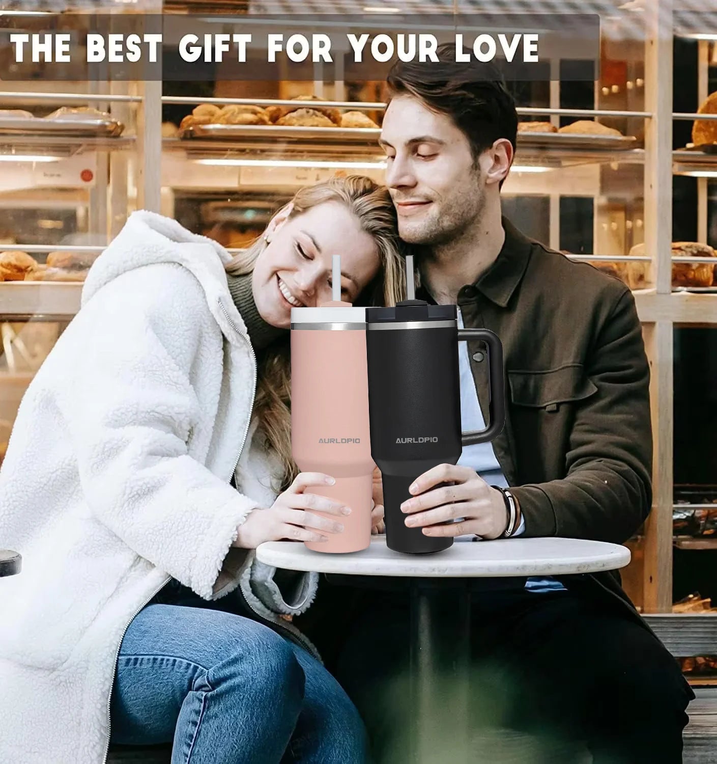 40oz Stainless Steel Thermal Mug Large Capacity Insulated Coffee Cup Office Home Water Bottle Travel Car Tumbler New Year Gifts