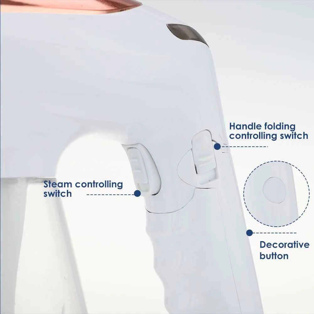 Steam Iron Garment Steamer Handheld Steamer 1600W Travel Vertical Mini Portable High Quality Home Travelling For Clothes Ironing - Fullshopping