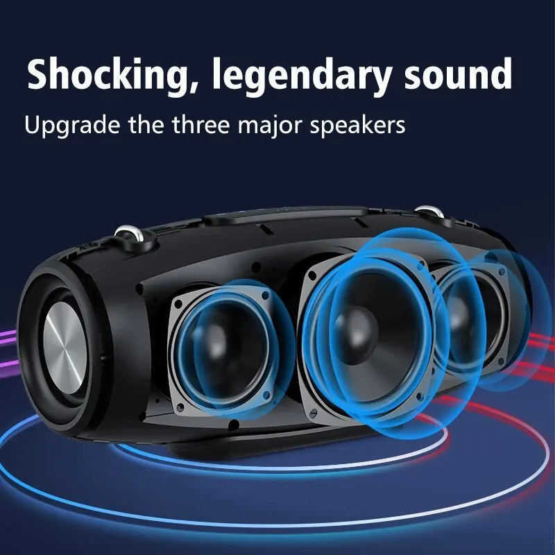 ZEALOT-S67 60W Portable Bluetooth Speaker Outdoor Party Speaker Big Loud Speaker Excellent Bass Performace 3D Speaker - Fullshopping
