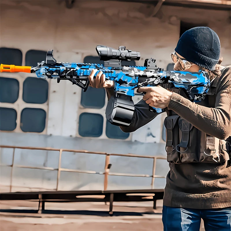 M416 Gun Toy Outdoor Electric Blaster Shooting Sport Gel Bullet Shoot Summer Water Ball Toys For Interactive Parent Child Game - Fullshopping