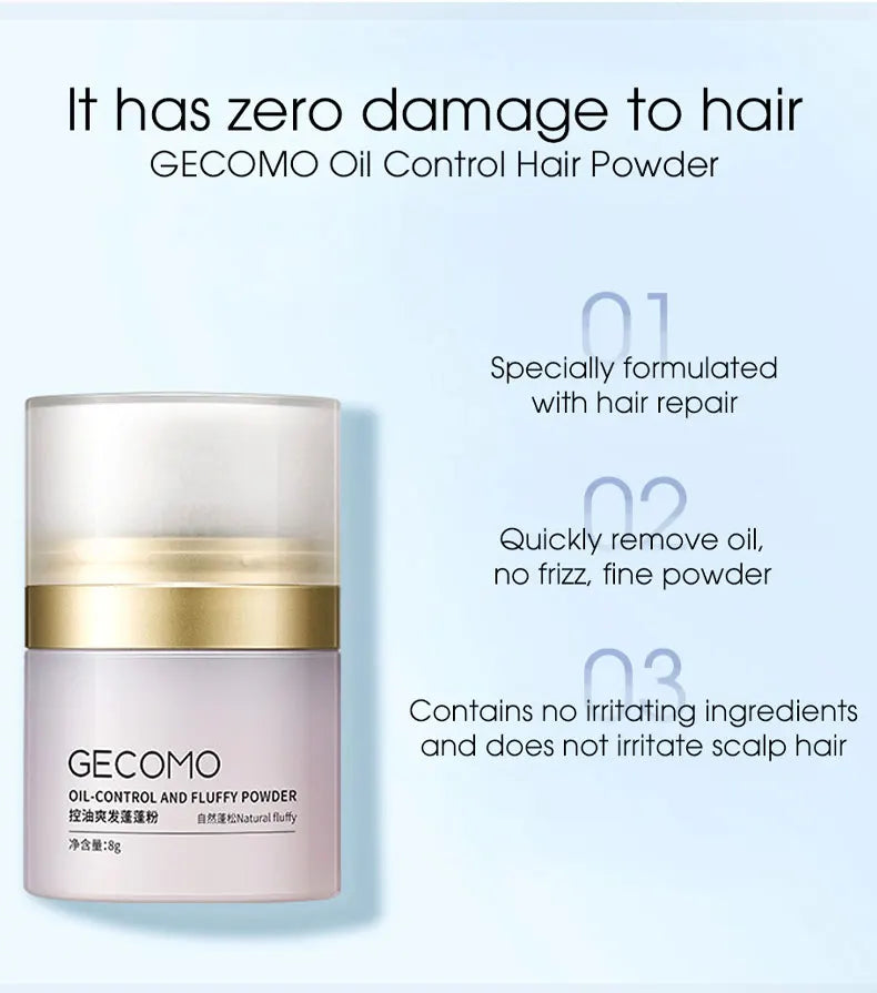 Fluffy powder, lazy bangs, greasy hair, no washing, no harm, fluffy light dry hair, spray powder - Fullshopping