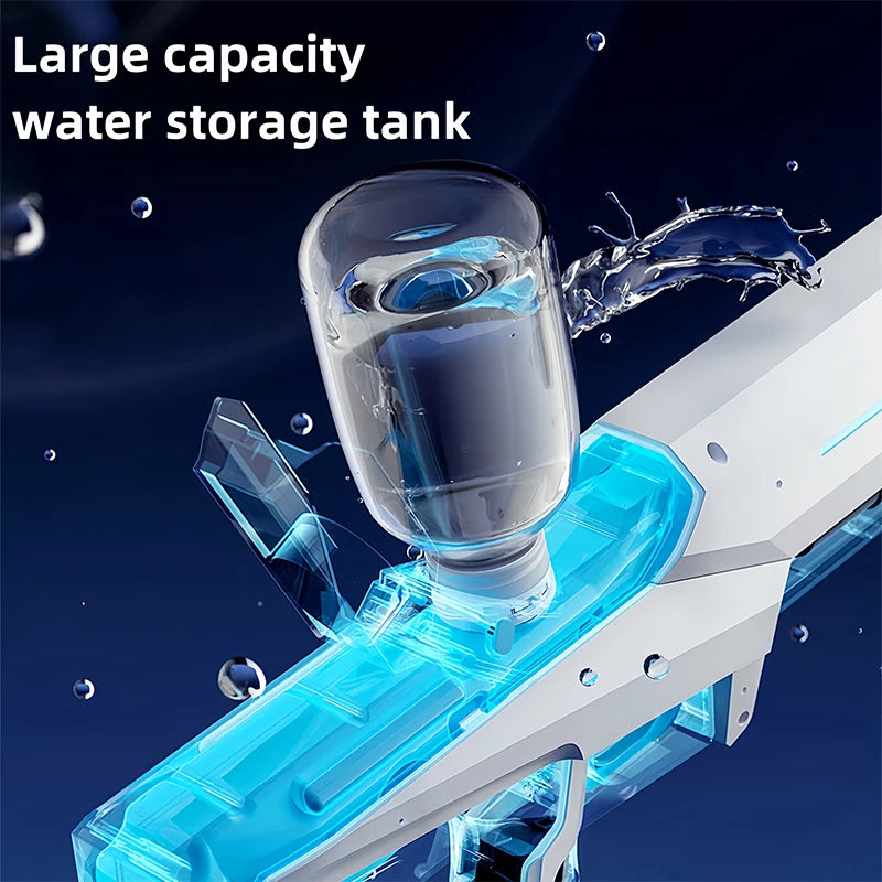 Water Guns Electric For Adults Powerful Squirt Automatic Water Suction Water Blasters Summer Outdoor Beach Toy For Kids Gift