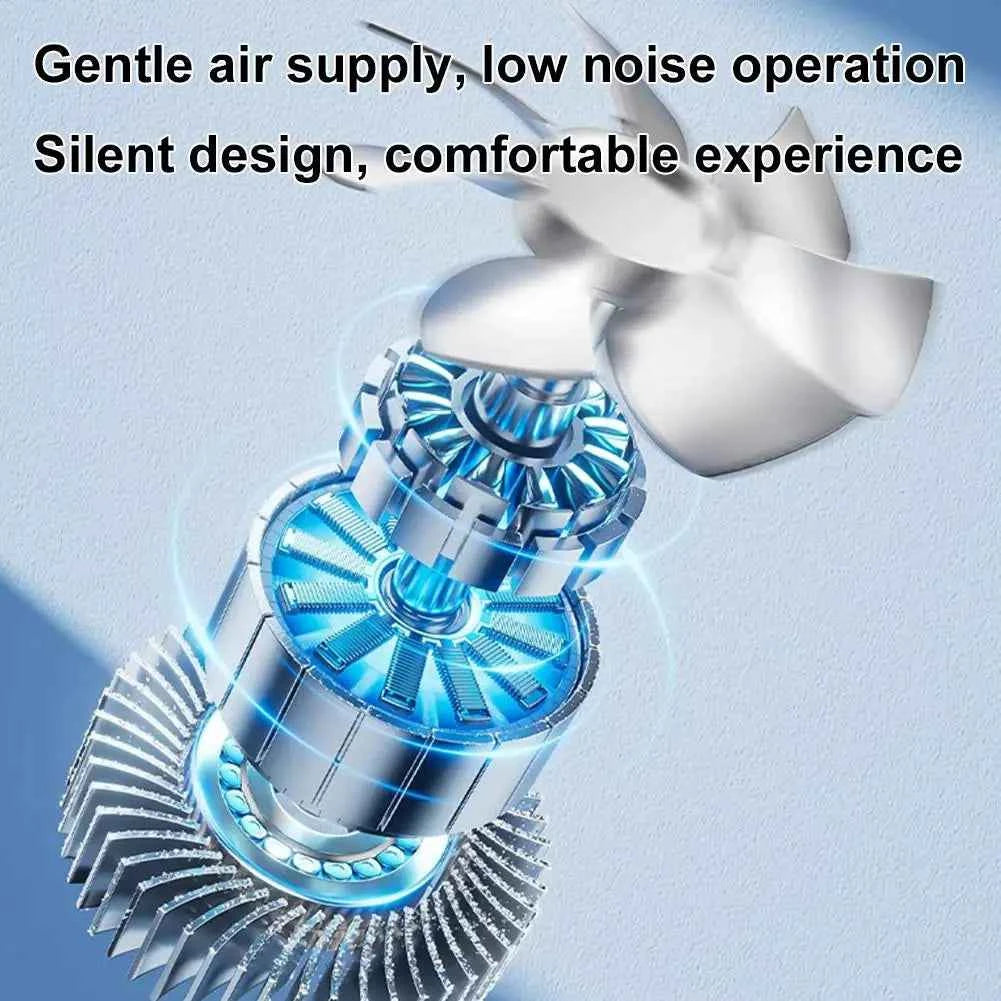 Portable Handheld Fan,4000mAh Rechargeable Turbo Personal Mini Fan,Pocket Design for Concerts, Sports Games, Camping, Travelling