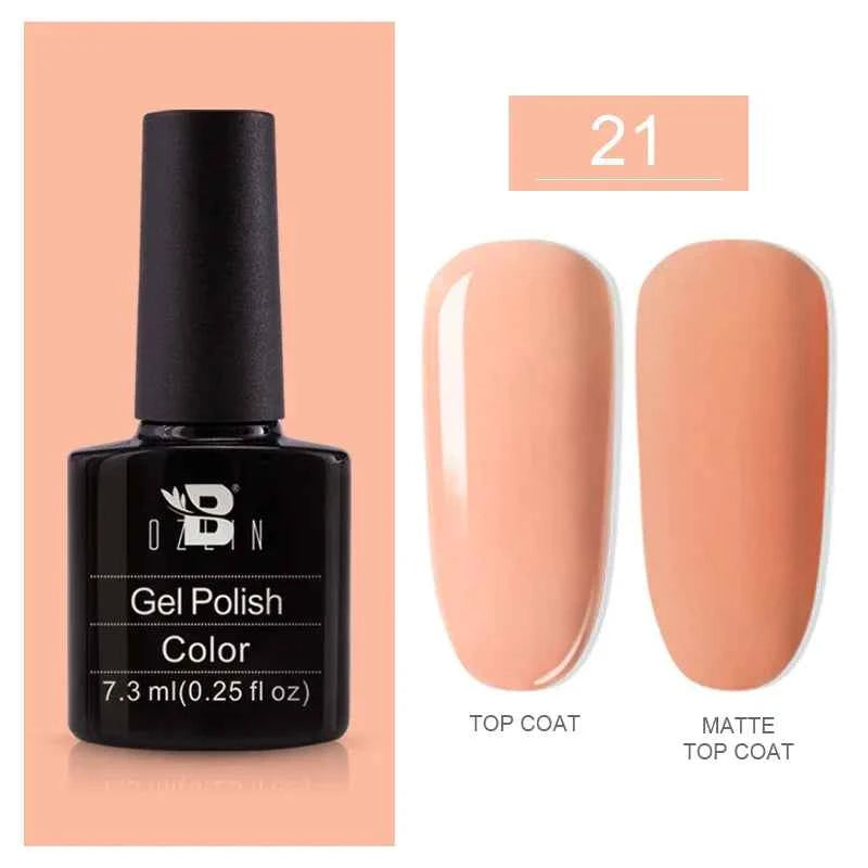 BOZLIN 15ML Super Top Coat  Function Gel No Wipe Matte Top Gel Transparent Soak Off  UV LED Nail Art Manicure Gel Varnish Primer - Fullshopping