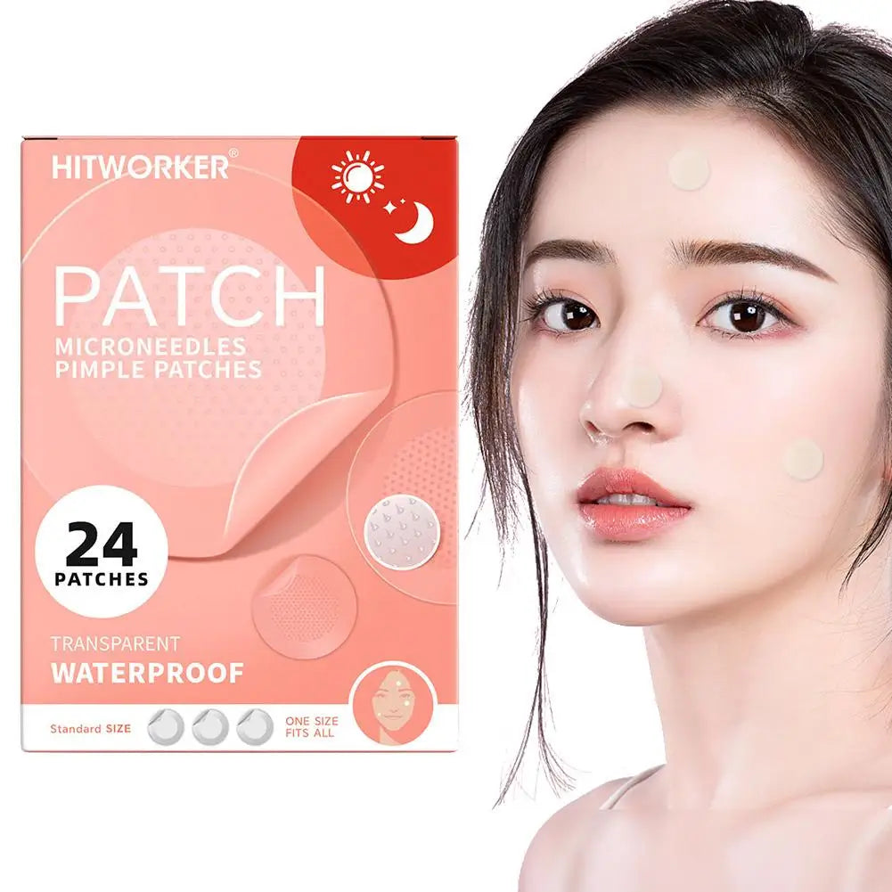 Microneedle Acne Patch Acne Removal Waterproof Smooth Concealer Invisible Breathable Patch Acne Cover Patches Gentle Makeup Tool