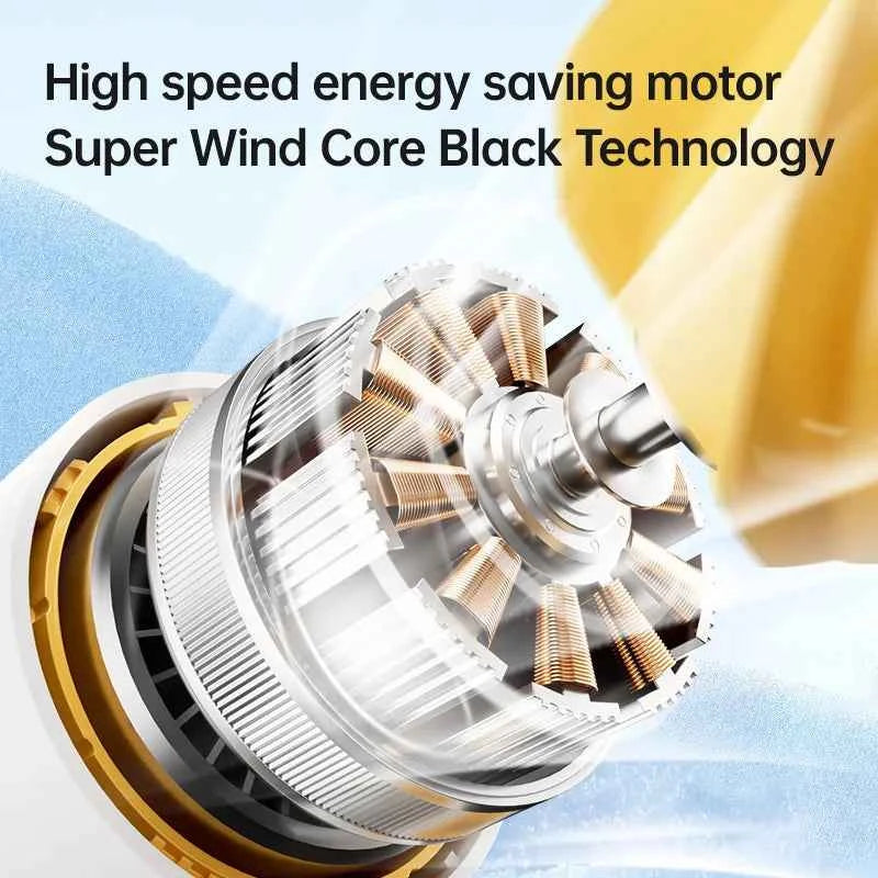 New Portable Turbo Small Air Cannon Handheld Fan 100 Wind Speeds Adjustable Mini Electric Fan USB Charging Fan Outdoor Mini Fan