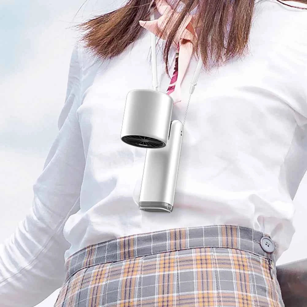 Portable Hand Fan Speed 1-100 Turbos Chilled Mini Bladeless Handheld Fan USB Rechargeable Personal Highspeed Fans Electric Fan