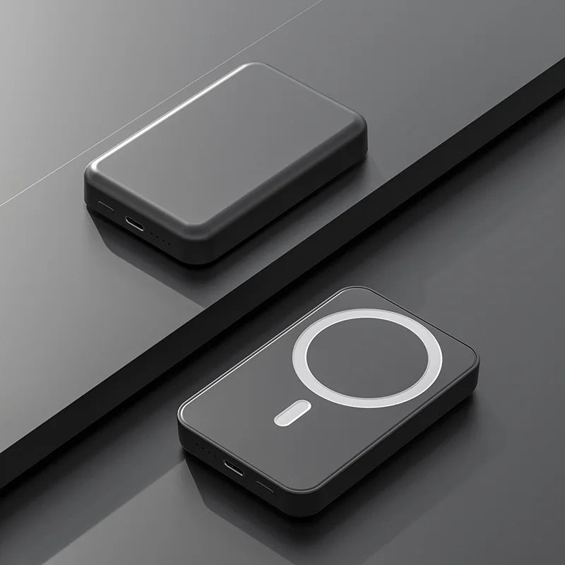 100000mAh Wireless Magnetic Power Bank Portable PD22.5W Fast Charging External Battery for Magsafe for iPhone17 16 15 Xiaomi 17 - Fullshopping