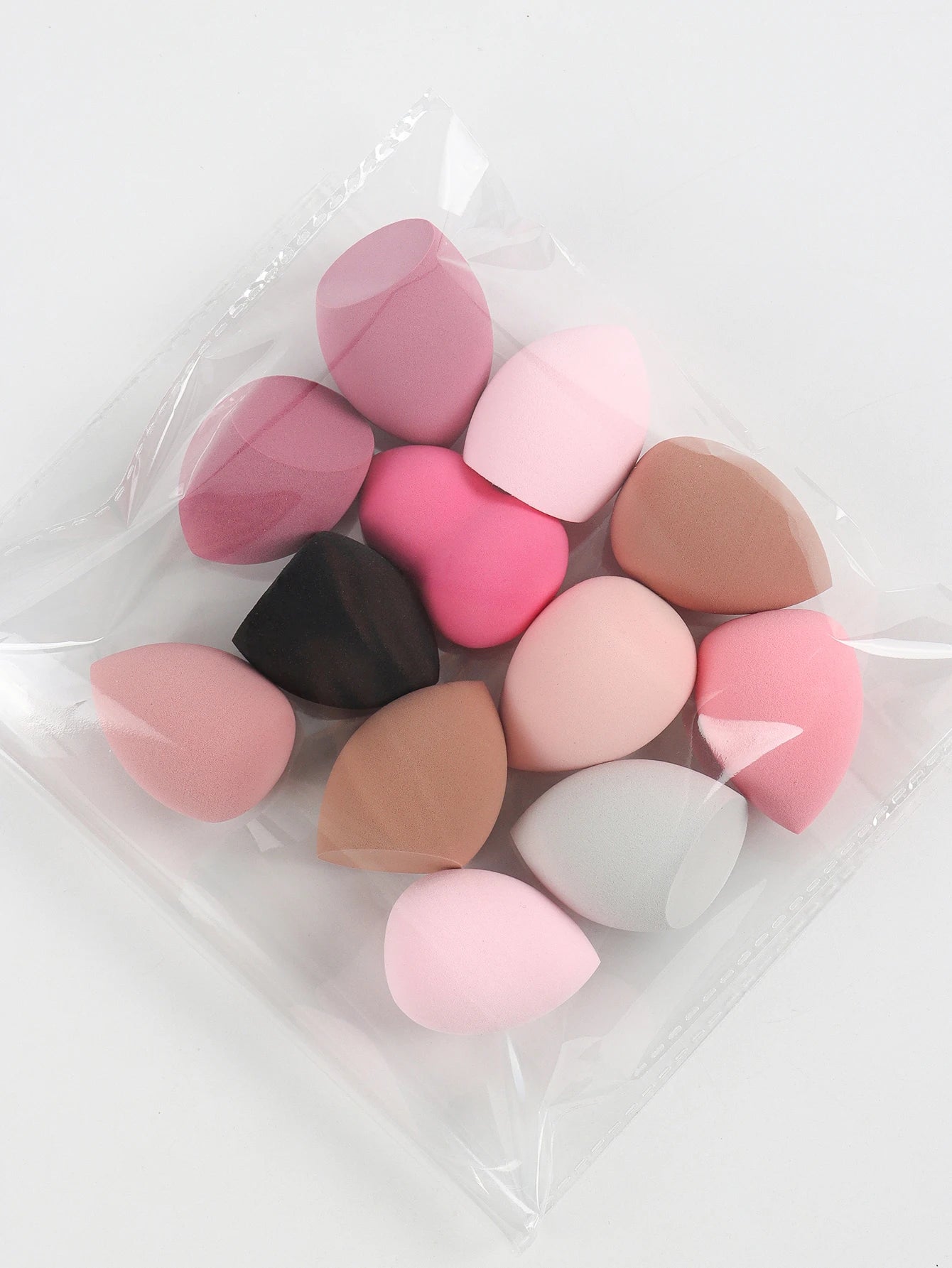 Medium Size Beauty Sponge 6/12/24/36/60 Pieces, Random Color and Shape, Foundation Mixing Beauty Sponge, Liquid, Cream and Powde - Fullshopping