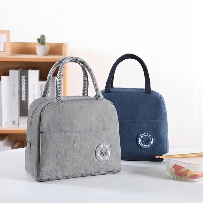 Insulated Lunch Bag Insulation Bento Pack Aluminum Foil Rice Bag Meal Pack Ice Pack Student Bento Lunch Handbag Insulation - Fullshopping