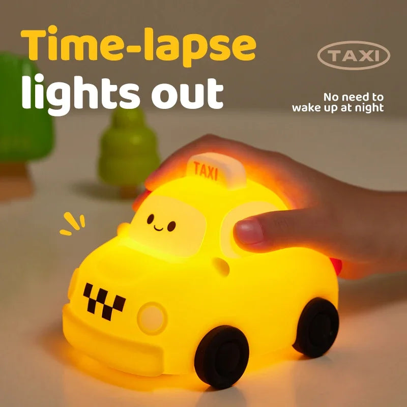 Soft Silicone Night Light - USB Rechargeable Touch Control 3-Level Dimmable Bedside Lamp for Nursery, Kids, Babies & Gift Decor - Fullshopping
