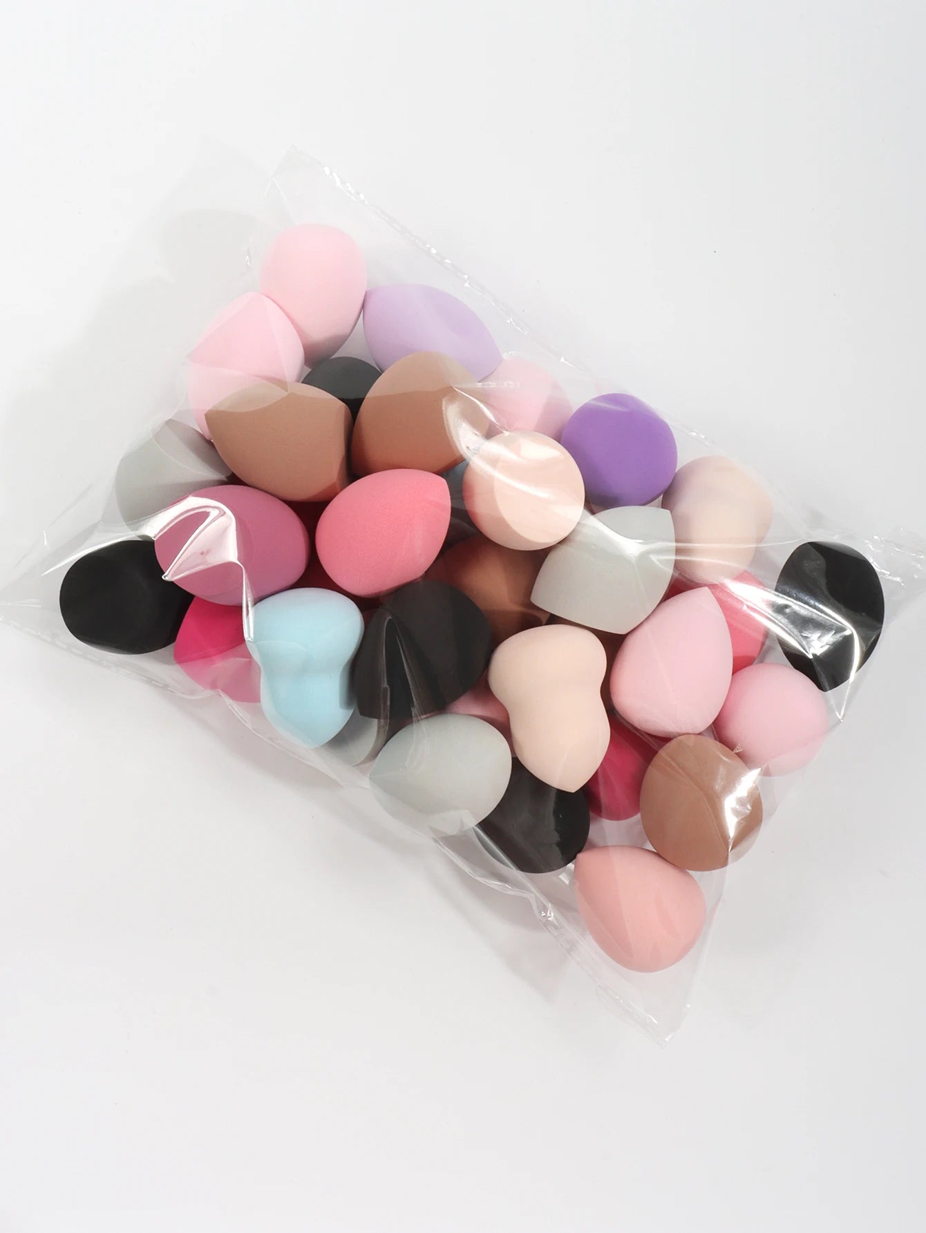 Medium Size Beauty Sponge 6/12/24/36/60 Pieces, Random Color and Shape, Foundation Mixing Beauty Sponge, Liquid, Cream and Powde - Fullshopping