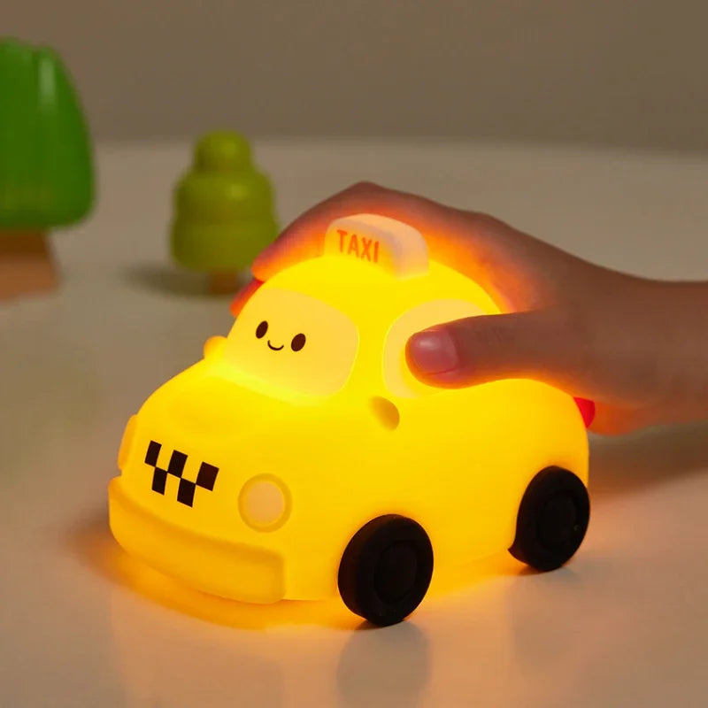 Soft Silicone Night Light - USB Rechargeable Touch Control 3-Level Dimmable Bedside Lamp for Nursery, Kids, Babies & Gift Decor - Fullshopping