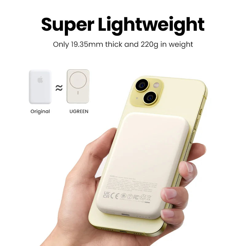 UGREEN PD20W Power Bank Magnetic 10000mAh Portable Wireless Fast Charging PowerBank for Magsafe for iPhone 17 15 Pro Max 16 Pro - Fullshopping