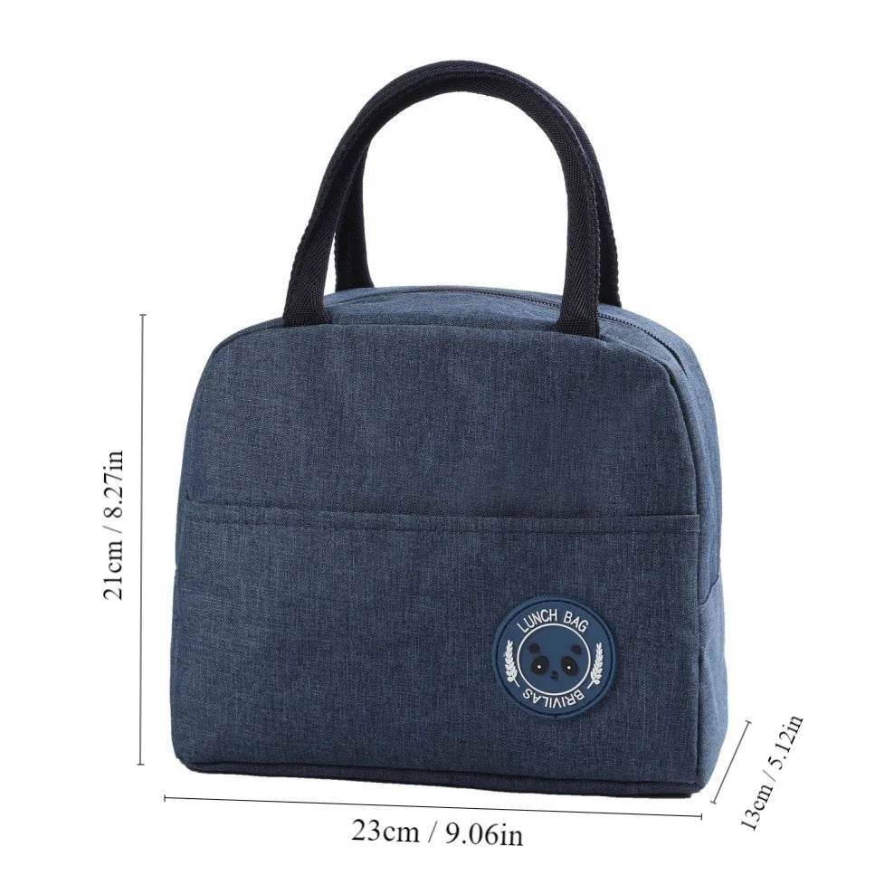 Insulated Lunch Bag Insulation Bento Pack Aluminum Foil Rice Bag Meal Pack Ice Pack Student Bento Lunch Handbag Insulation - Fullshopping