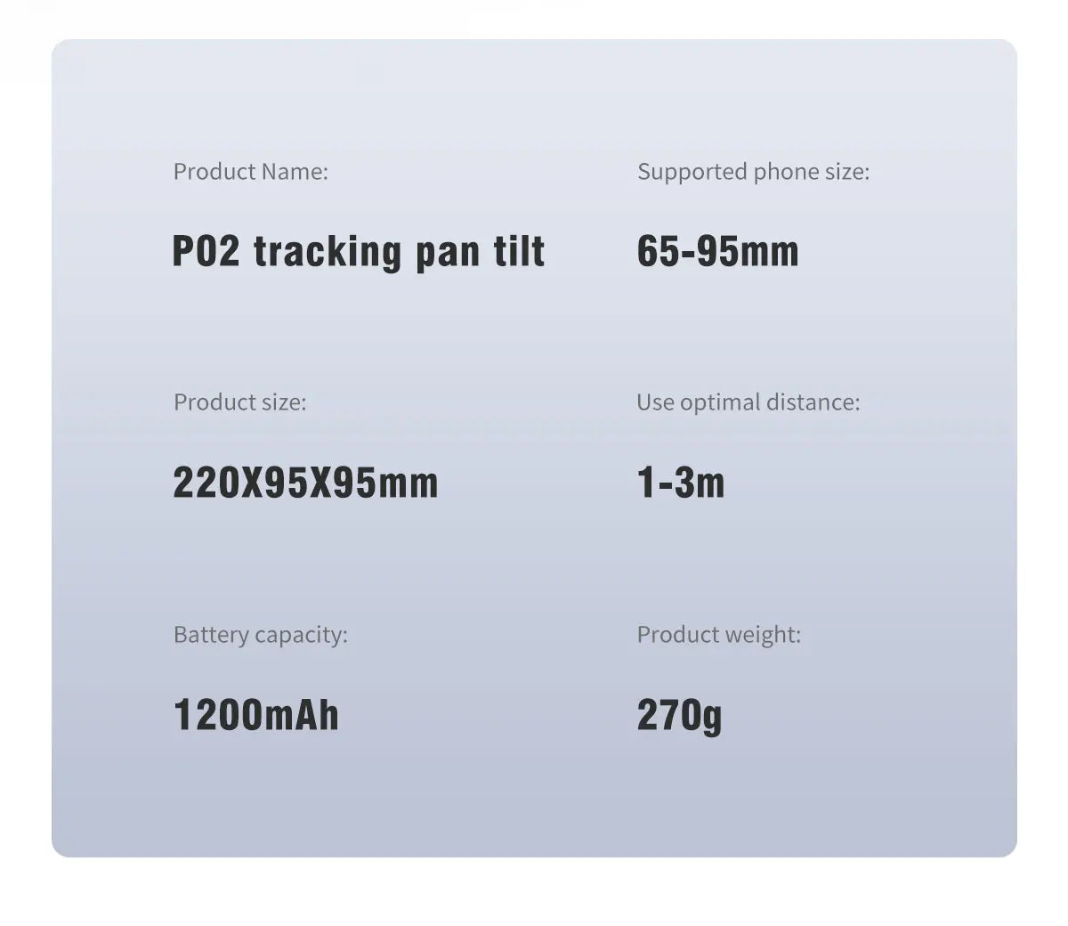 Phone Stabilizer Smart Facial Tracking Detachable Phone Clip with Fill Light Desktop Phone Stand Wireless Selfie Stick Tripod - Fullshopping