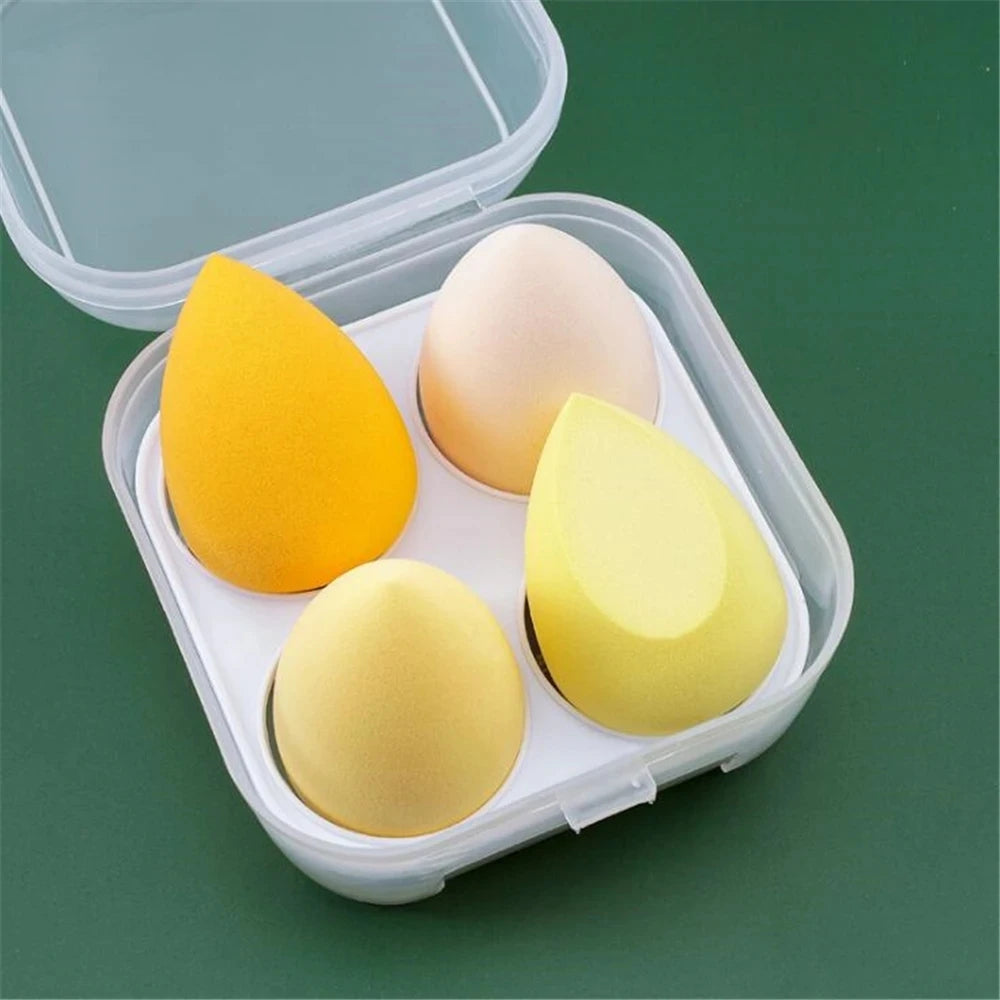 4 Pieces Makeup Sponge Blenders Blending Sponge Foundation Applicator Cosmetic Sponges makeup tools free shipping wholesale - Fullshopping